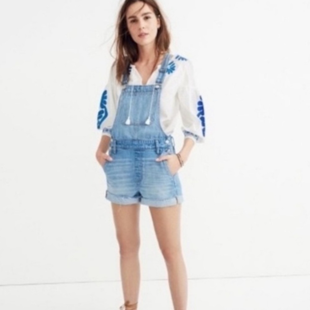 Madewell Denim Overalls Size Medium